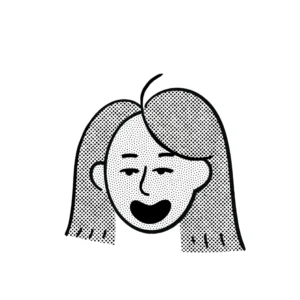 Illustrated portrait of Stacy